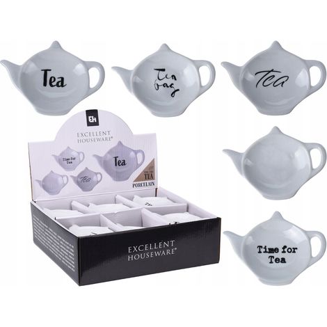 Soporte blanco para bolsitas de té, 1 unidad