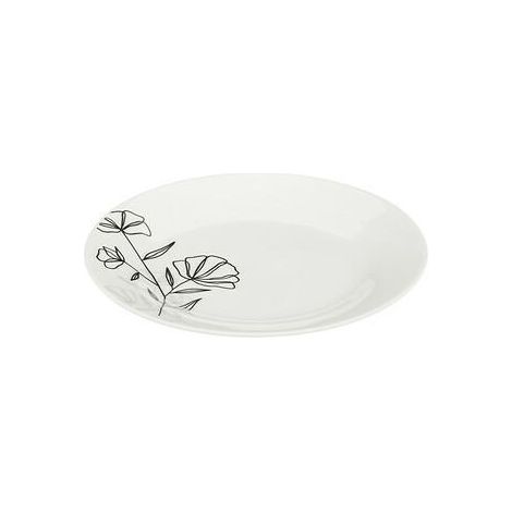 Service de table Azalee en porcelaine blanche 18 pièces (1/2)