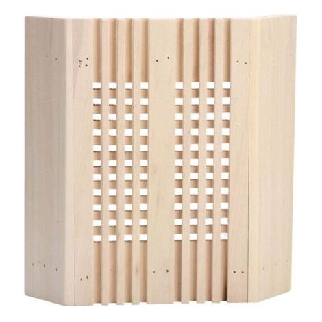 Sauna lampshade, square wooden lampshade, sauna accessory, sauna lamp, sauna lamp cover, sauna lighting kit, steam room