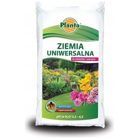Terreau universel Planta pour fleurs et légumes, pH 5,5-6,5, 50 L (1/3)