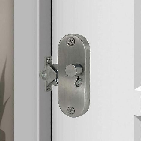Serrure de protection de la vie privée à 90 degrés, serrure de porte coulissante à angle droit (1/5)
