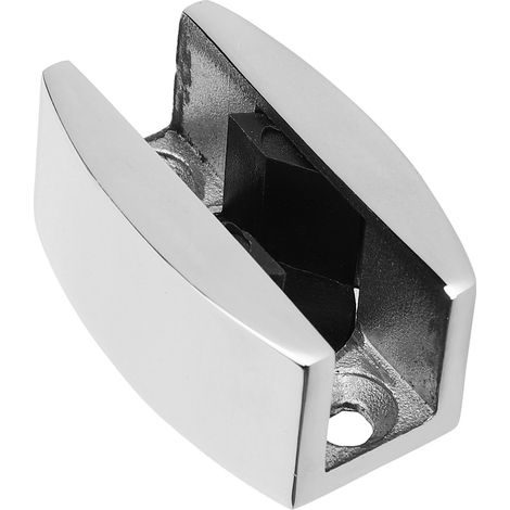 Dispositif anti-balancement pour porte coulissante en verre, accessoires pour salle de douche, positionneur de porte coulissante en verre en forme de U, accessoires de positionnement de guidage, finit (1/5)