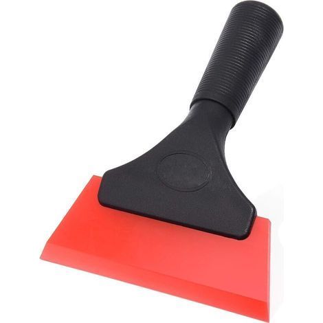 Multifunktionaler Silikon-Fensterabzieher für Badezimmer, Duschkabine, Spiegeltür, Fenster, Glas, Autoscheibe, Fensterkratzer (12,7 cm, Rot) - Fei Yu (1/5)