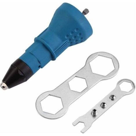 VtiziklPistolet de rivet professionnel pour perceuse sans fil Riveter Riveter Coeur électrique Pistolet Riveting Outil Riveting Riveting Sans fil de forage Adaptateur Insert Écrou (1/5)