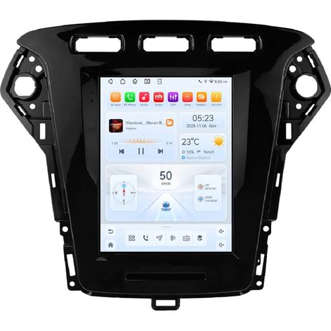 Autoradio con touchscreen e supporto multimediale, compatibile con Ford Mondeo MK4 / Galaxy 2011-2013, QS6 (8 core 6G 64G) (1/2)