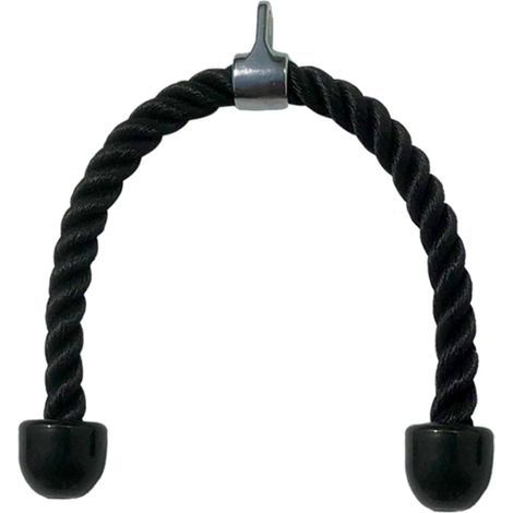 Nylon Antidérapant Corde à Triceps, Musculation Câble Traction Rope Gym Aptitude, Raffermir Corde Abaisser Attachement avec Poignée Antidérapante pour la Maison ou la Salle (1/5)