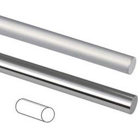 5PZ PROFILO TUBO TONDO PIENO IN ALLUMINIO - ø mm.6 mt.1 argento