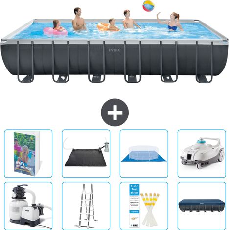 Ultra XTR Pool Rechteckig - 732x366x132 cm - 9-teilig S600