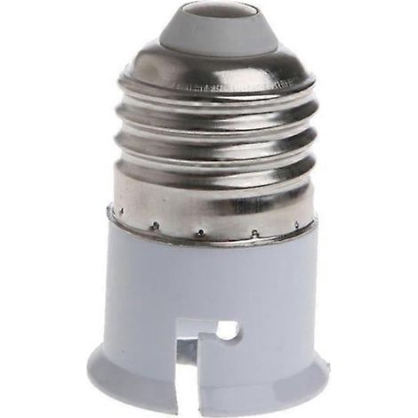 Adaptateur d'ampoule à visser, durable, de type E27 vers B22, convertisseur pour la maison - Blanc (1/5)