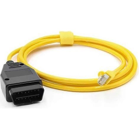 Compatible avec l'encodage ENET Ethernet et ENET ICOM : outil d'encodage de diagnostic F OBD2, adaptateur OBDII et câble de données ENET. (1/5)