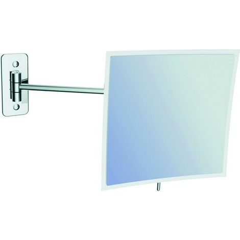 Specchio ingranditore rettangolare 20x22cm con finitura lucida  kamalu