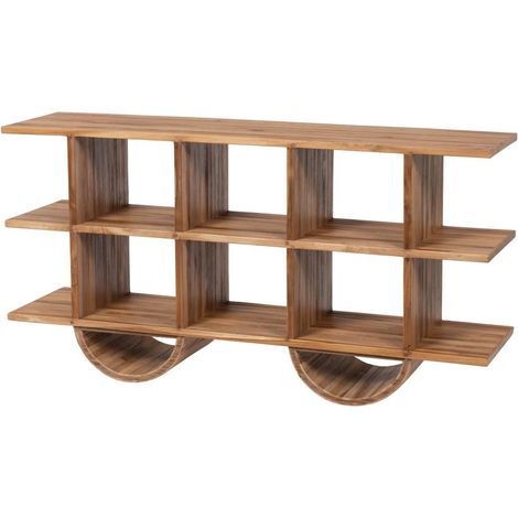 Amadeus - Console bibliothèque Roll 139 cm en bois (1/2)
