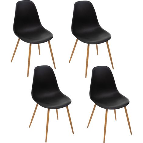 Lot de 4 chaises design scandinave TAHO (1/4)