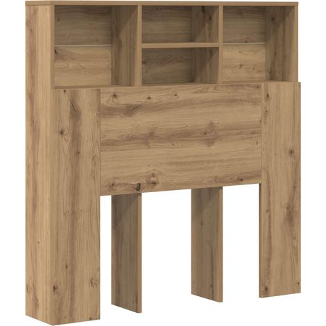 Maison Exclusive - Kopfteil Schrank mit Regal Artisan-Eiche 100 x