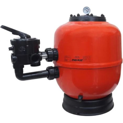 Filtre à sable Star-Plus 650 mm pour piscines avec vanne latérale 1 1/2"  Filtre monobloc d'une capacité de 17 m³/h pour piscin (1/5)