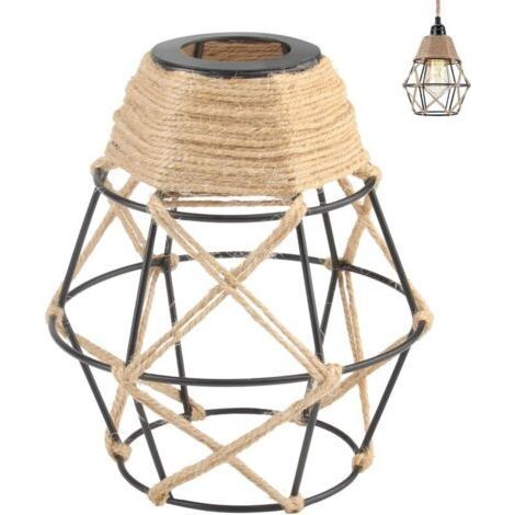 Abat Jour Plafond Lustre Industriel Vintage Plafonnier Industrielle Lustre Suspension Pour Cuisine Salon Hôtel Bar Restaurant Remplacer (Ampoule Non Incluse) (1/4)