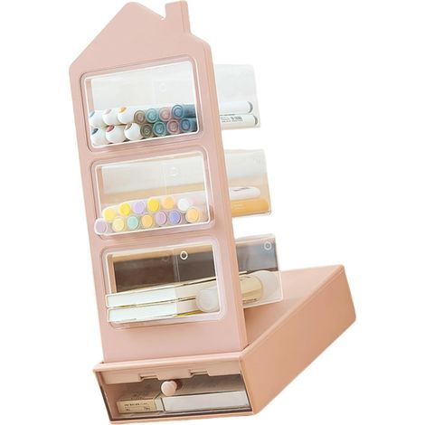 de bureau pour stylos tiroir de rangement à 3 compartiments (1/4)