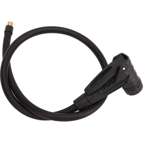 Tube d'extension de 60 cm pour gonfleur d'air, adaptateur 2 en 1 pour embout de pompe à pneus de voiture (1/5)