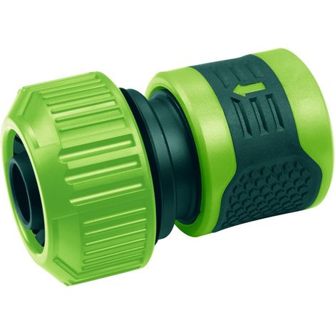 Raccord traversant VERTO pour tuyau d'arrosage 3/4" (1/4)