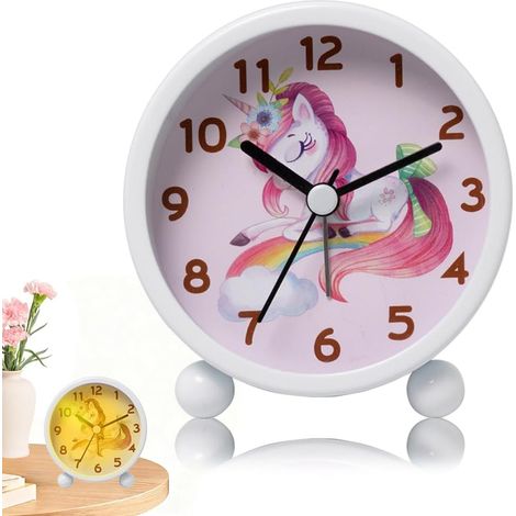 Orologio per bambini, sveglia educativa giorno/notte - Utilizzata per imparare il tempo - Sveglia educativa con luce, per camerette dei bambini, promemoria di apprendimento (colore/C) (1/5)