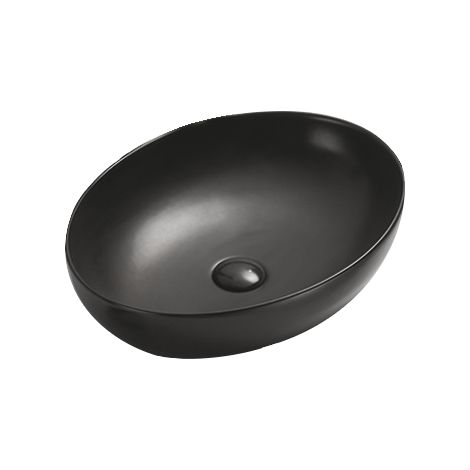 Mexen Jowita Aufsatzwaschbecken 52 x 39 cm, Schwarz matt - 21355285 (1/2)