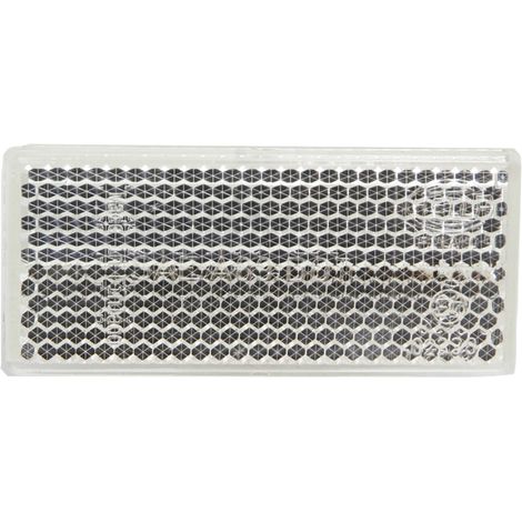 Réflecteur rectangulaire 70x31,5mm à coller