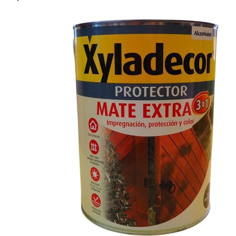 Xyladecor protector madera Mate extra 3 en 1 Verde abeto 5 Lt