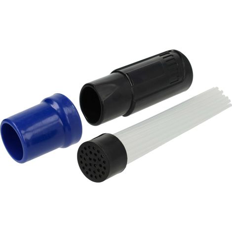 vhbw universal Vacuum Cleaner Attachment Brush for all Standard Vacuum Cleaner - Extra Small, Flexible Tubes, Safe Dusting of Small Parts