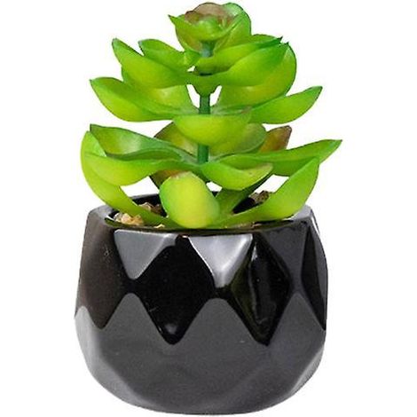Plante artificielle réutilisable, réaliste, en PVC, facile d'entretien, succulentes artificielles, bonsaï7 (1/5)