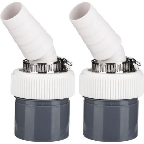 adattatori per scarico lavatrice, ingresso di collegamento lavatrice ø18-24 mm e tubo ø40 mm, per collegare il tubo di scarico della lavatrice e della lavastoviglie (1/5)