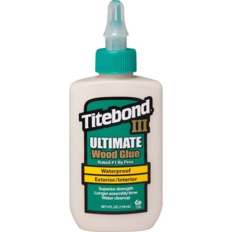 Titebond Ultimate III Colle à bois 118 ml (4 oz) - Résistante à l'eau ANSI Type II (1/2)