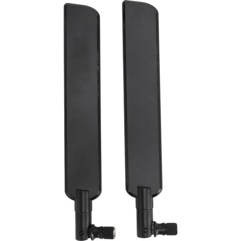 Antenne Omnidirectionnelle, Antenne de Routeur WiFi Professionnelle à Gain élevé 12 DBi avec Interface SMA, pour la Plupart des Appareils Réseau WiFi sans Fil, Paquet de 2 (1/5)