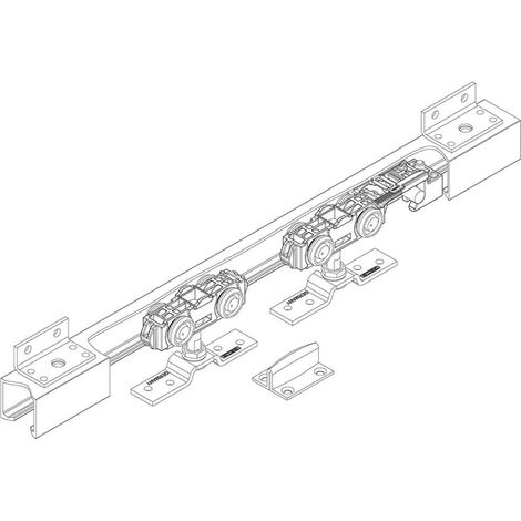 Ferrure de porte coulissante 80 NT 50-84cm (1/3)