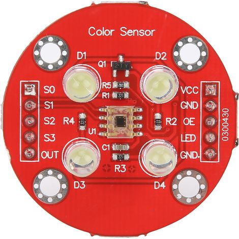 Capteur de Couleur TCS3200/TCS230 - Module de Détection de Couleurs DIY pour Arduino - Alimentation 3.3V-5V (1/5)