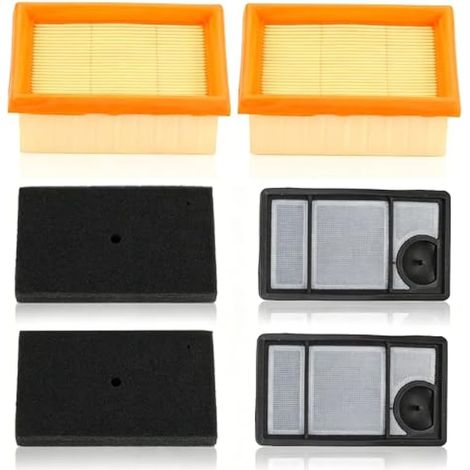 Lot de 2 filtres à air Combo kit pour tronçonneuse Stihl TS400 TS 400