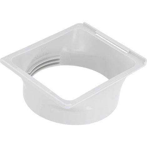 Interface de Tuyau de Conduit D'échappement de Climatiseur Adaptateur, 150mm/5.9in Interface de Carré, D'interface Connecteur de Tuyau de Fenêtre D'échappement Portable AC Coupleur de Climatiseur (1/5)