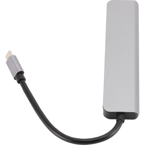 Hub USB-C 7 en 1 : améliorez votre productivité grâce à ses ports USB 3.0, USB 2.0 et PD. Connexion rapide. Station d'accueil pour ordinateurs portables, tablettes et téléphones portables. (1/5)