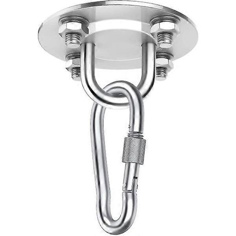 Filiyano – support en acier inoxydable – Crochet de plafond pour hamac, support en acier inoxydable de qualité supérieure, jusqu'à 400 kg, pour hamac (1/4)