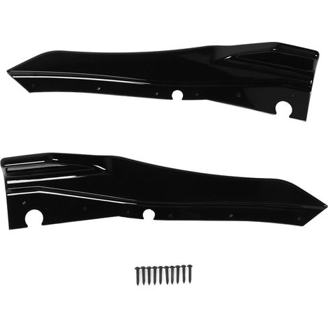1 paire de séparateur d'angle latéral de pare-chocs arrière, tablier de remplacement pour Infiniti Q50 2018 à 2023 (1/5)