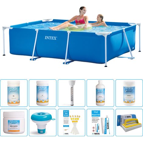 Intex Piscina con struttura Rettangolare - 220x150x60 cm - 7-pezzi  S43237 (1/5)