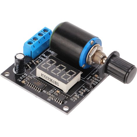 FG 12V/24V Signalgenerator, Senderplatine mit LED-Digitalanzeige, variabler Frequenz, elektronischer Testbausatz für Heimwerker und Wartungsarbeiten. (1/5)