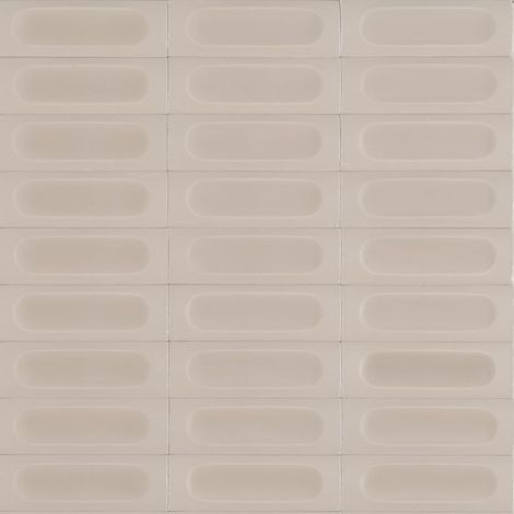 Carrelage Effet Zellige Beige CONFETTO Bone 5x15cm 3D (1/2)