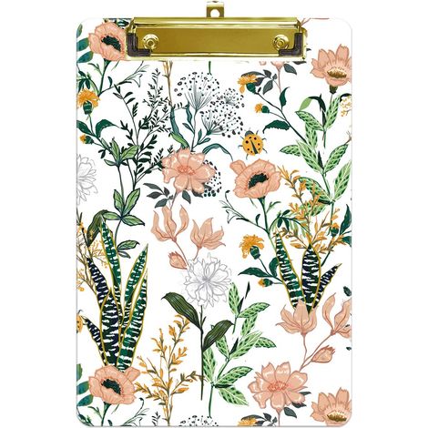 porte bloc a5 avec pince, Plastique dur, Clipboard A5 dessin de mode, Planchettes à pince et porte-formulaires, 15CM x 22.5CM, À feuilles persistantes (1/5)