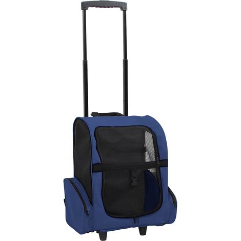 vidaXL Trolley Trasportino per Animali Pieghevole Multifunzione