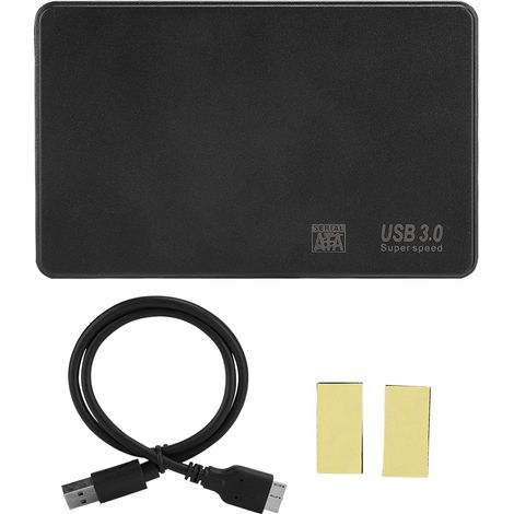 Boîtier Externe USB 3.0 pour Disque Dur/SSD 2.5 Pouces SATA - Housse de Protection (1/5)