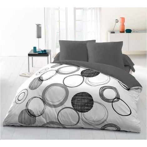 home-linge-passion Audace Bettdeckenbezug grau 240x260 cm (1/3)