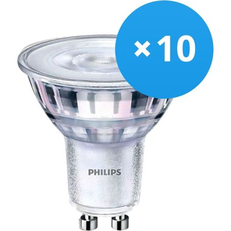 Lot 10x Philips Corepro LED Spot GU10 PAR16 4.6W 355lm 36D - 827