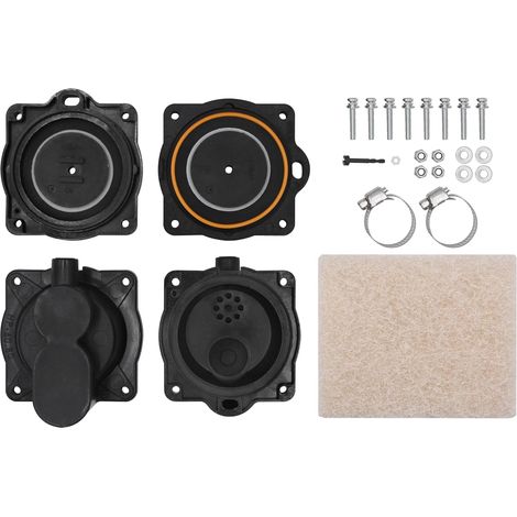 Complete replacement HP-80/HP-60 air pump for Hiblow HP 80/HP 60, including filter and safety screw