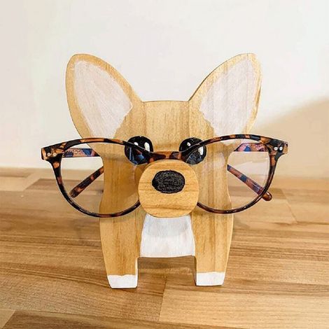 Dekoratives Brillenhalter-Set für Schreibtisch und Zuhause, Tischbrillenständer (Pinguin) (1/5)