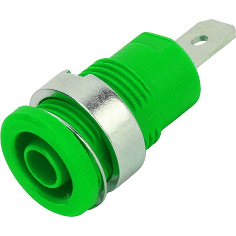 Lot de 50 prises bananes 4 mm, haute intensité de décharge, longue durée de vie, bonne transmission, accessoires de test électriques, vert (1/5)